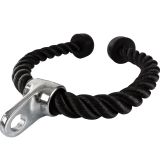 Accesoriu sală: coardă triceps, nylon, 68 cm, capete cauciuc