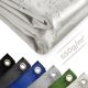 JAGO Prelata 650 g/m², ochiuri de aluminiu, alb, 5 x 7 m