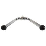 Bară triceps V-grip cu capete din cauciuc, montaj carabină