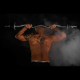 Bară curbată pentru biceps MOVIT SZ, 120 cm, crom, 7 kg