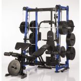 Stație fitness Multipress 9.1 cu bancă ajustabilă, structură