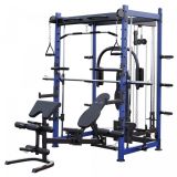 Stație fitness Multipress 9.1 cu bancă ajustabilă, structură