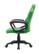 Scaun de birou ergonomic, verde cu elemente mov