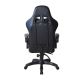 Scaun de birou ergonomic cu perne, negru-gri