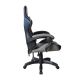 Scaun de birou ergonomic cu perne, negru-gri