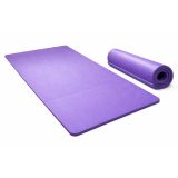 Saltea sport EVA 210x110 cm mov, suprafață netedă/striată