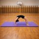 Saltea sport EVA 210x110 cm mov, suprafață netedă/striată