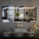 Oglindă de baie IREDA LED cu iluminare, 90 x 70 cm