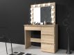 Masă cosmetică cu iluminare, 94 cm, culoare  stejar sonoma