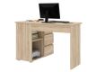 Birou pentru computer colțar sonoma cu sertare