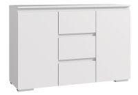 Comodă cu sertare 120 cm, alb