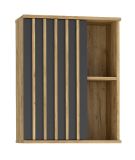 Dulap de agățat cu ușă cu lamele, 60 cm