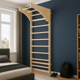 Bară de tracțiune din lemn cu bară de tracțiune 220 cm, capa