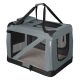 Cusca pliabilă de transport pentru câini, mărimea L, cu cast