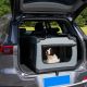 Cusca pliabilă de transport pentru câini, mărimea L, cu cast