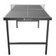 Masă pliabilă mini de ping-pong cu accesorii, 152 × 71 cm