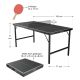 Masă pliabilă mini de ping-pong cu accesorii, 152 × 71 cm
