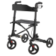 Cadru de mers pliabil Vital cu scaun și geantă, aluminiu, fr