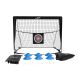 Set 2 porți fotbal pliabile Goal Master, 120x80x80 cm, cu tr