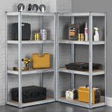 Set rafturi metalice Easy 2x, 160x80x40 cm, 4 polițe, 640 kg