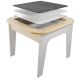 Set masă și scaune copii Milou cu depozitare