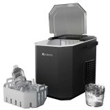 Aparat de gheață alb IceOracle, 12 kg/24h, design compact