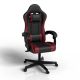Scaun birou ergonomic HyperSeat, negru-roșu, 120 kg