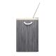 Coș de rufe cu 3 compartimente, bambus, 150L, gri