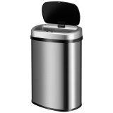 Coș de gunoi cu senzor, 50 l, inox, deschidere automată