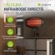 Încălzitor cu infraroșu exterior 2000W cu stativ telescopic