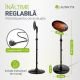 Încălzitor cu infraroșu exterior 2000W cu stativ telescopic