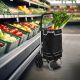 Cărucior de cumpărături 3în1, 56l, pliere, negru, izoterm, 2