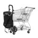 Cărucior de cumpărături 3în1, 56l, pliere, negru, izoterm, 2