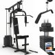 Stație fitness multifuncțională cu greutăți reglabile, 40 kg