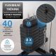 Stație fitness multifuncțională cu greutăți reglabile, 40 kg