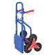 Cărucior pliabil scări, 100 kg, oțel, roți stea, ergonomic