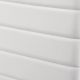 Scaune albe moderne din PVC cu structură oțel, set 4 bucăți