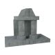 Canapea modulară copii, gri, perne mari, spumă PU, 150x75x50