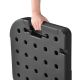 Set plăci greutate bază umbrelă, 4 bucăți, HDPE, 80 kg