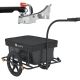 Remorcă de bicicletă cu cuvă 90L, 80kg, prelată, roți 16"