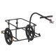 Remorcă de bicicletă cu cuvă 90L, 80kg, prelată, roți 16"
