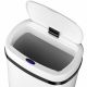 Coș de gunoi cu senzor, 60 l, alb, deschidere automată