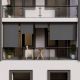 Copertină verticală pentru balcon 150x270 cm, protecție UV,