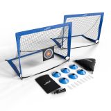 Set porți fotbal portabile cu accesorii, 2 bucăți, 120x90x90