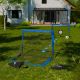 Set porți fotbal portabile cu accesorii, 2 bucăți, 120x90x90