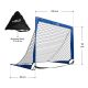 Set porți fotbal portabile cu accesorii, 2 bucăți, 120x90x90