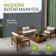 Paravan lateral extensibil antracit 3m pentru balcon și grăd