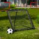 Poartă rebounder antrenament fotbal, unghi reglabil, 100x100
