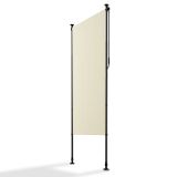 Paravan vertical exterior retractabil, bej, 100x270 cm