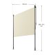 Paravan vertical exterior bej, 150x270cm, impermeabil și UV